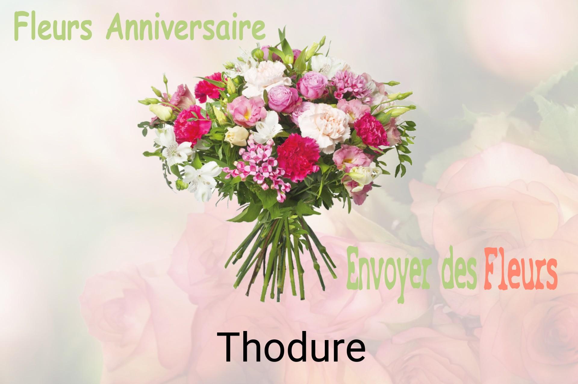 Bouquet de fleurs d’anniversaire livré à Thodure